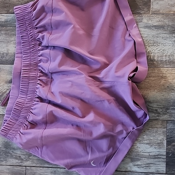 Women's Olive and Lavender Summer Shorts - Picture 3 of 7